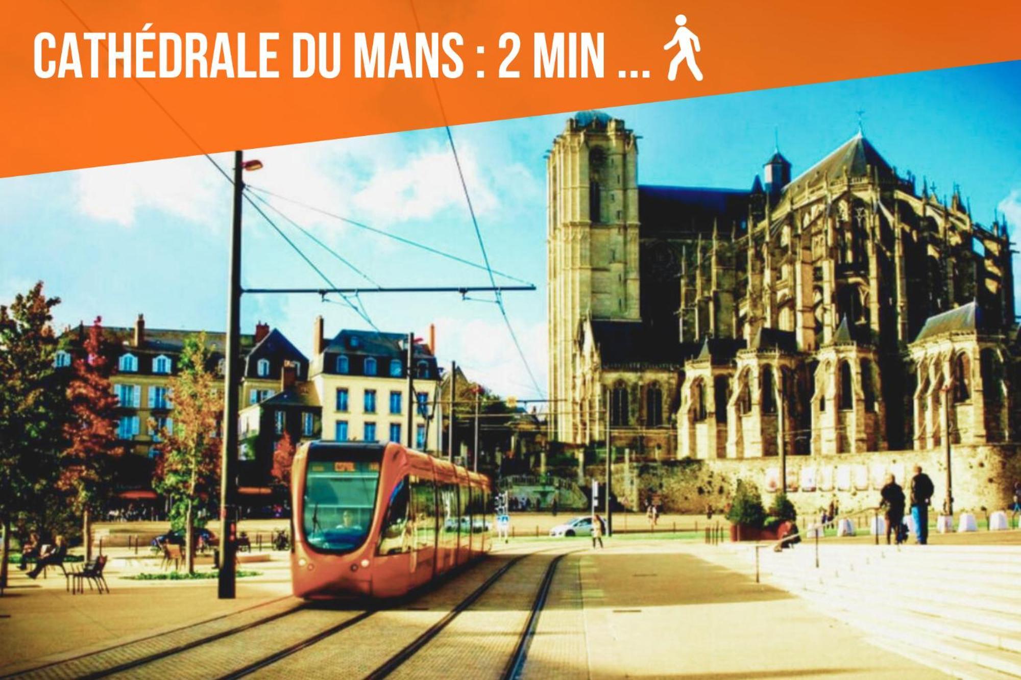 Le Mans City Sweet & Home - Climatise - Netflix - Wifi Fibre - Parking - Proche Circuit Des 24H & Centre-Ville - Accordhebergementconciergerie Buitenkant foto